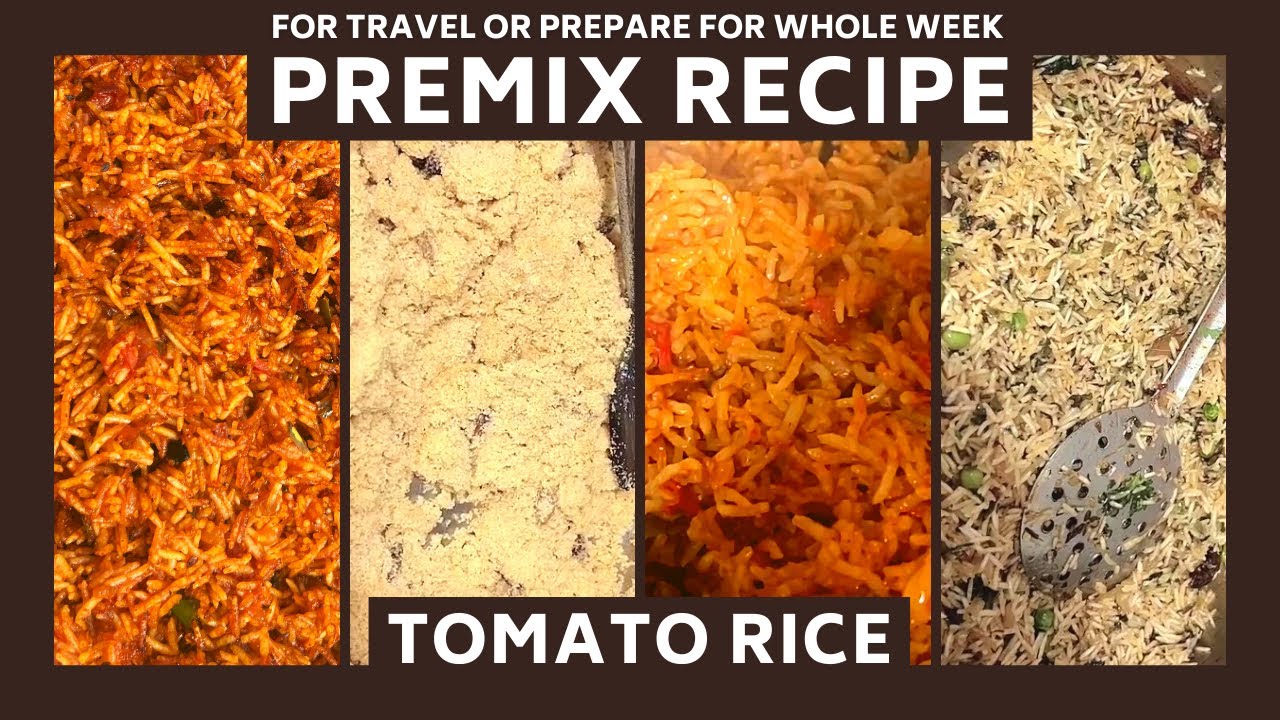 Premix recipes for Travel | Tomato Rice Recipe in Hindi | Instant Food Premix