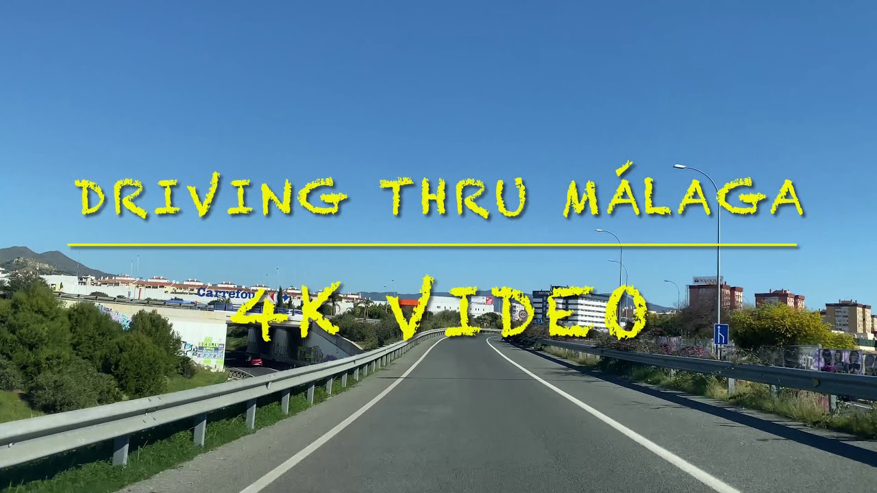 DRIVING THRU MALAGA IN PANDEMIC TIMES / CONDUCIR POR MÁLAGA EN TIEMPOS DE PANDEMIA