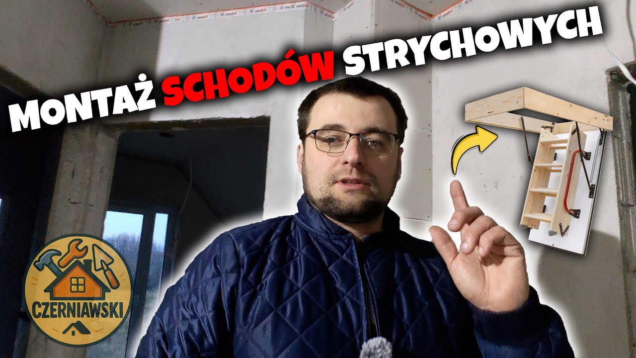 🔨MONTAŻ SCHODÓW STRYCHOWYCH  🏋️ SPOSÓB NA SAMODZIELNY MOTAŻ