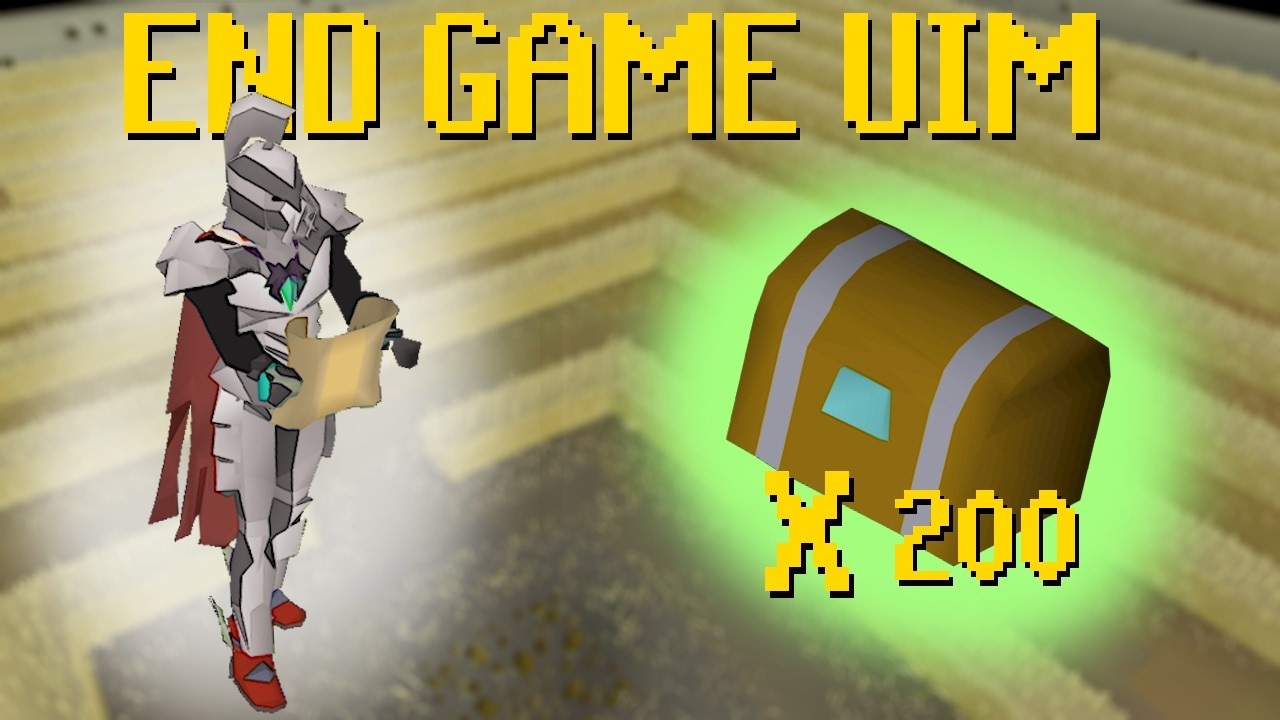 I Completed 200 Medium Clues Without Banking [End Game UIM #1]