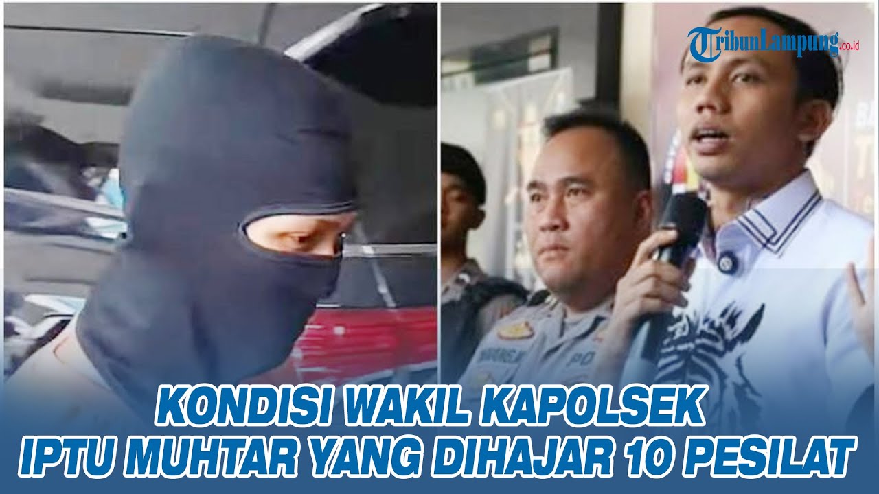 Kondisi Wakapolsek Pakel Iptu Muhtar yang Dihajar 10 Pesilat