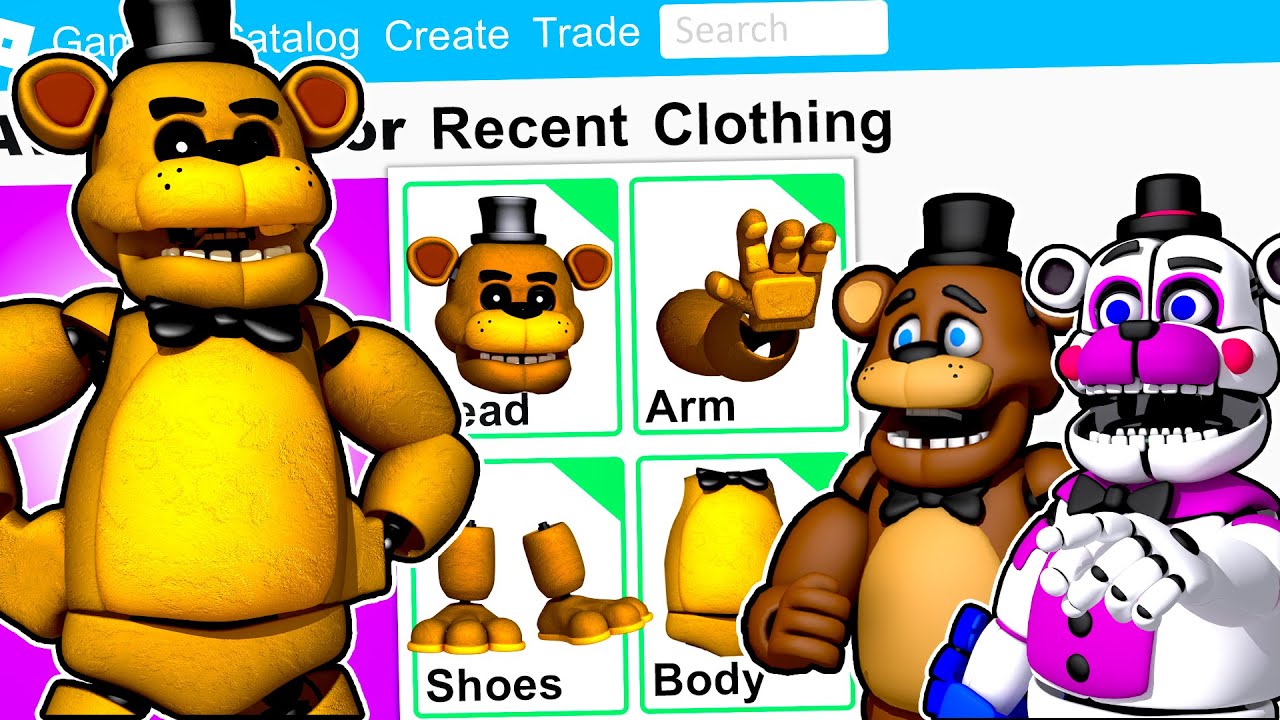 Making GOLDEN FREDDY a Roblox Account