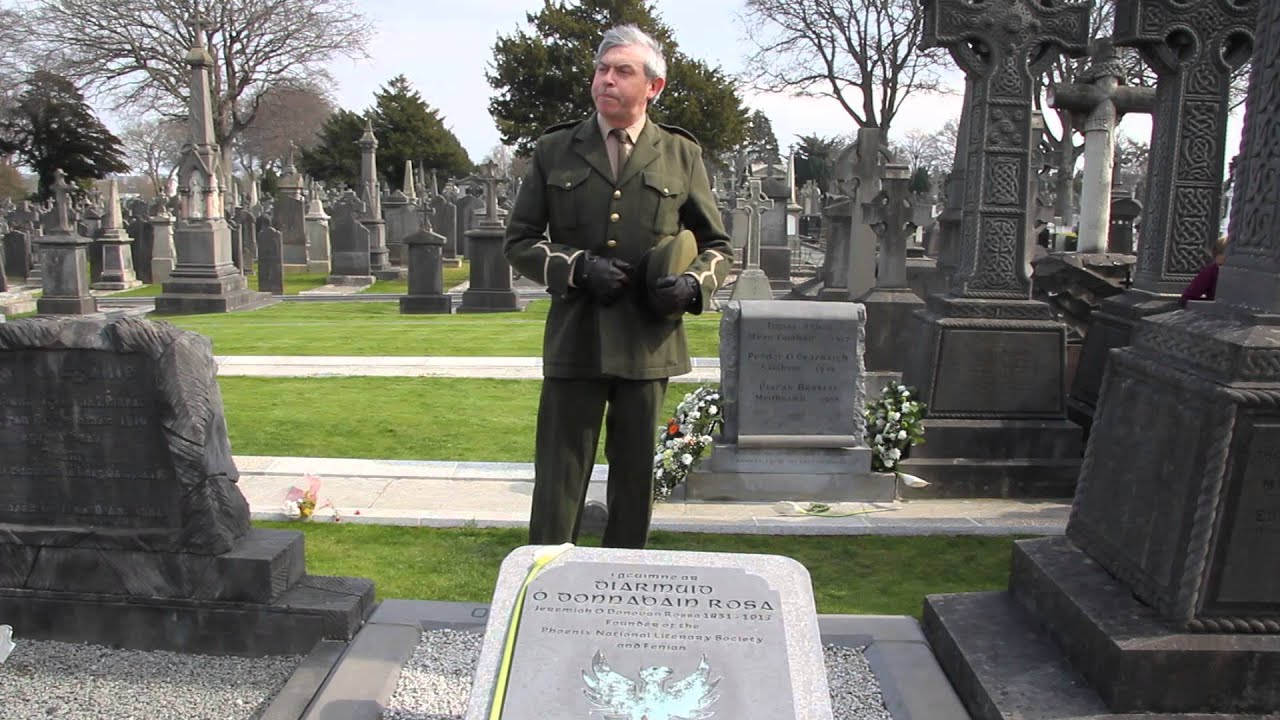 Re-enactment of Padraig Pearse Oration at O'Donovan Rossa's Funeral