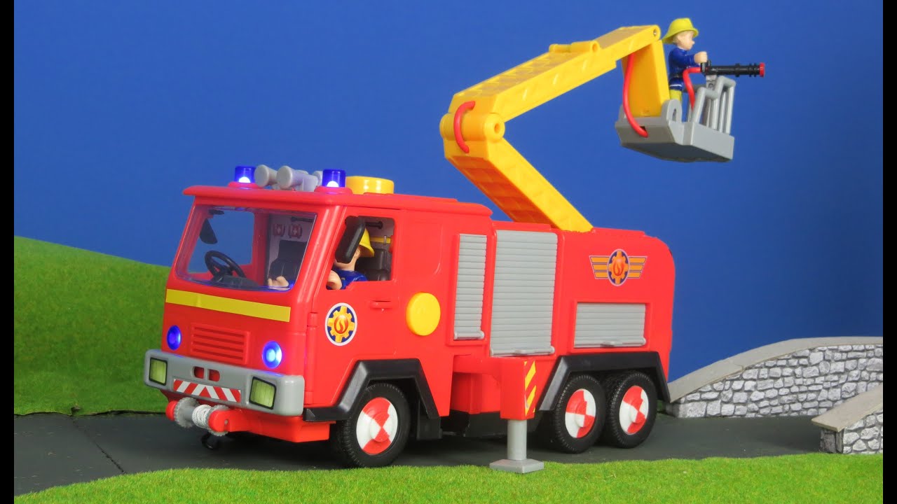 Feuerwehrmann Sam Jupiter Feuerwehrauto Review
