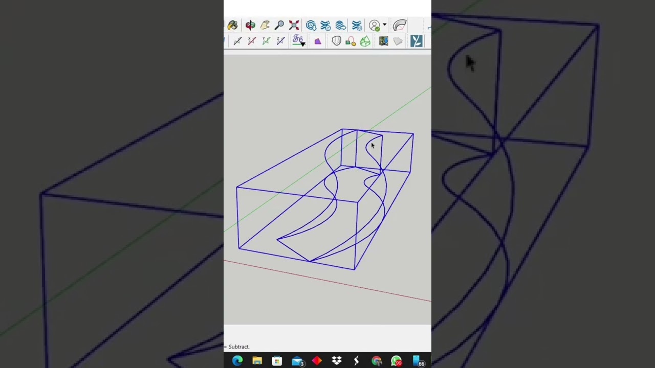 How to make Ramp in Sketchup