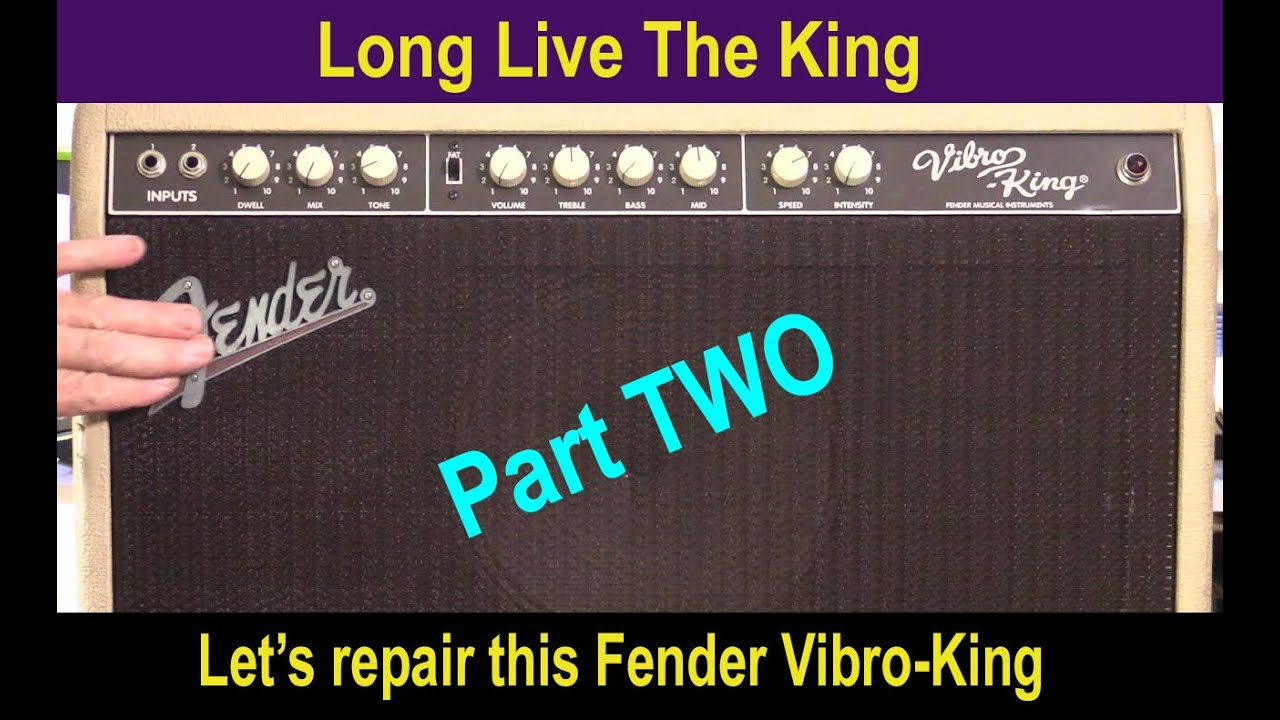 Fender Vibro-King Repair Part Two