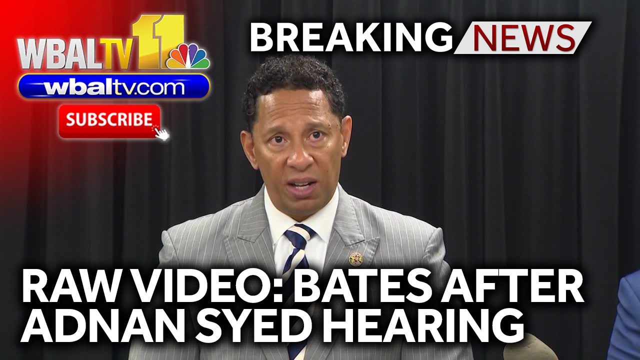 Raw: Ivan Bates speaks after Adnan Syed hearing