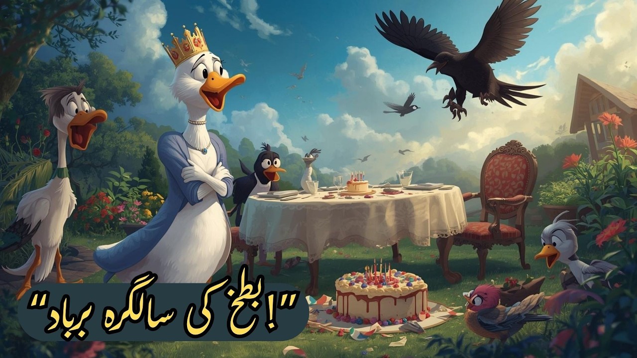 Batakh Rani Ki Salgirah Aur Kawey Ki Saza  Sabaq Amoz Kahani #story #explore #trending