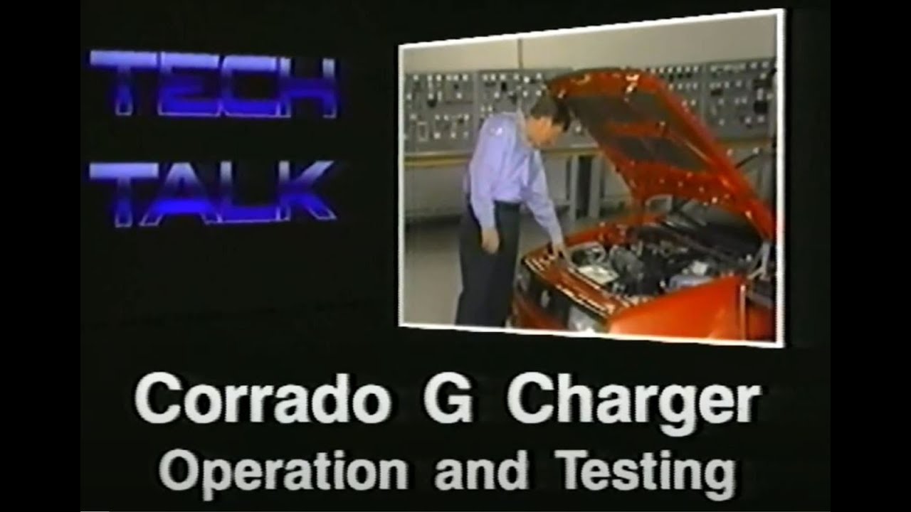 Volkswagen (US) - Tech Talk 223 - Volkswagen Corrado (G60) G-Charger Operation and Testing (1989)
