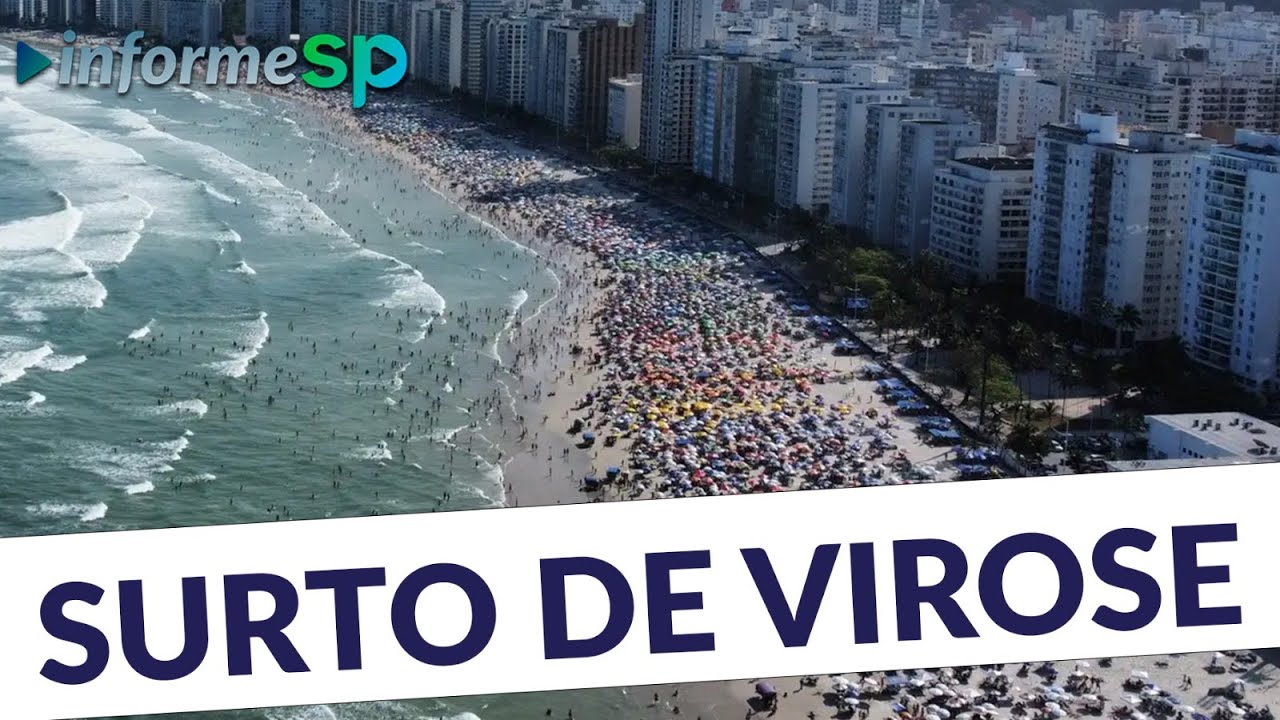 Informe SP destaca o surto de virose em cidades do litoral paulista