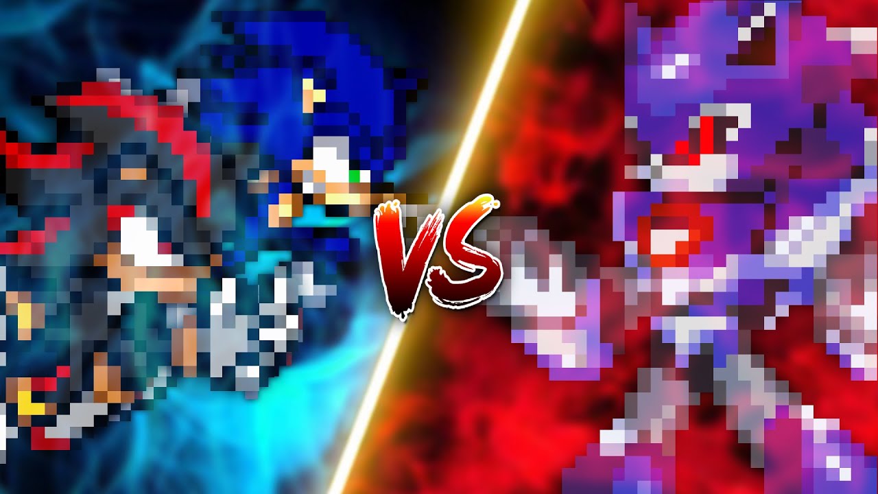 (2020) Sonic & Shadow VS Metallix | Sprite Battle