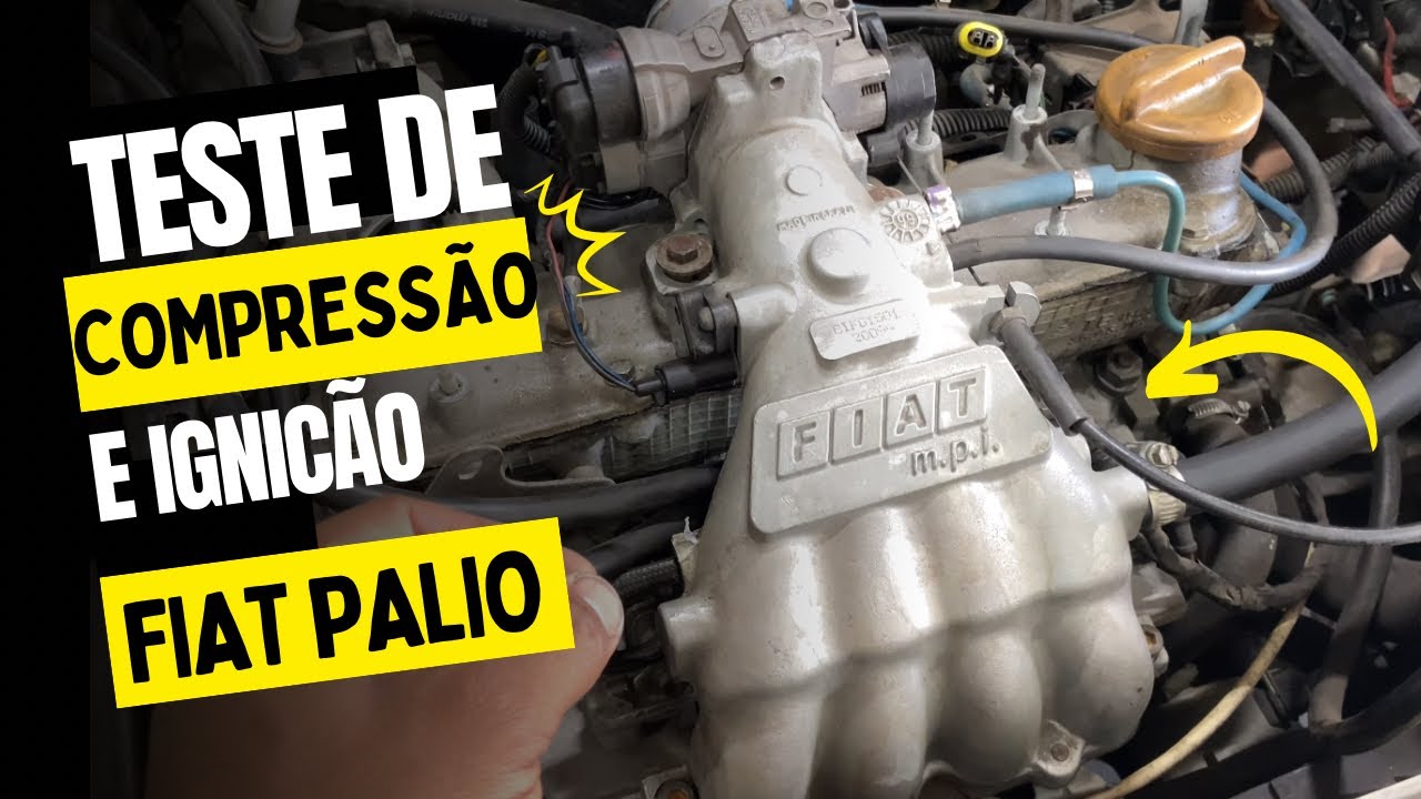 Fiat palio não para ligado. Teste de compressão dos cilindros e sistema de ignição.
