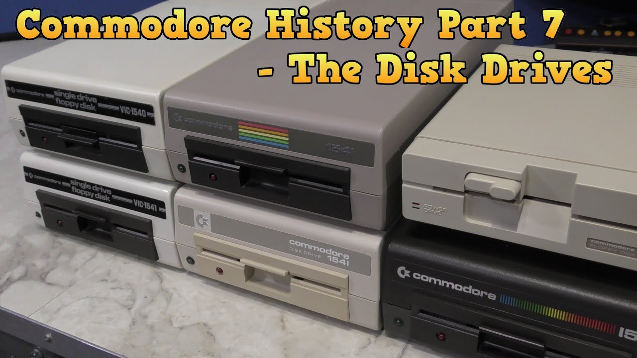 История Commodore Часть 7 - Дисководы