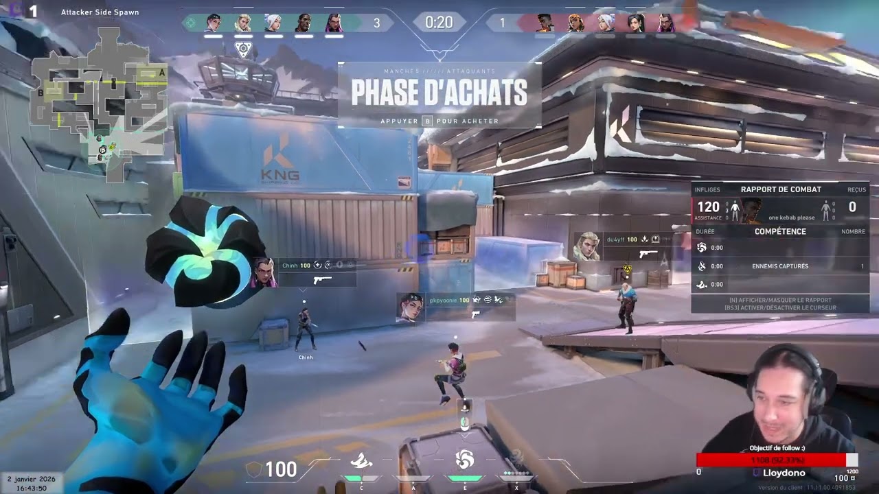 Premier live de l'année 2026 ça part sur Valorant avec Kayzo et Milou 2 janvier 2026