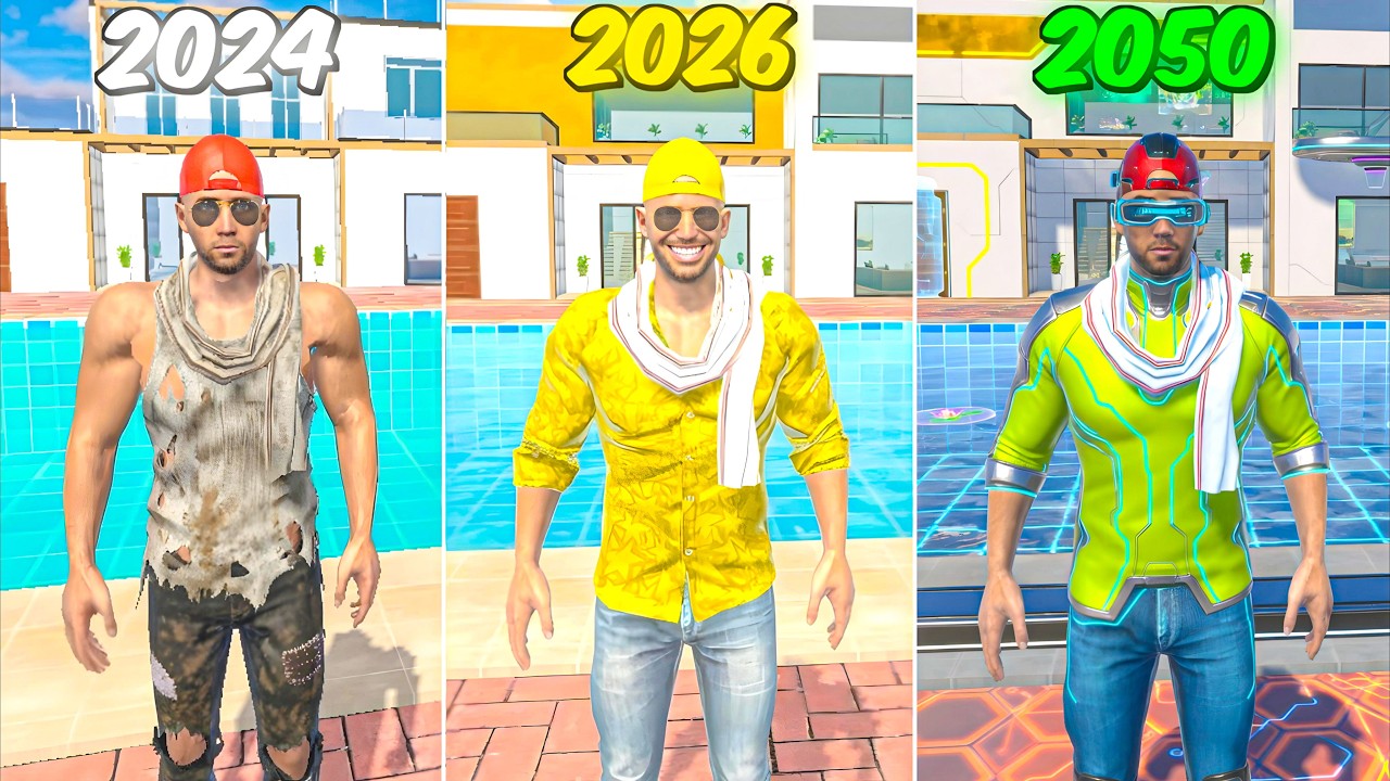 OLD Version To NEW Version in Indian Theft Aura Simulator 😱