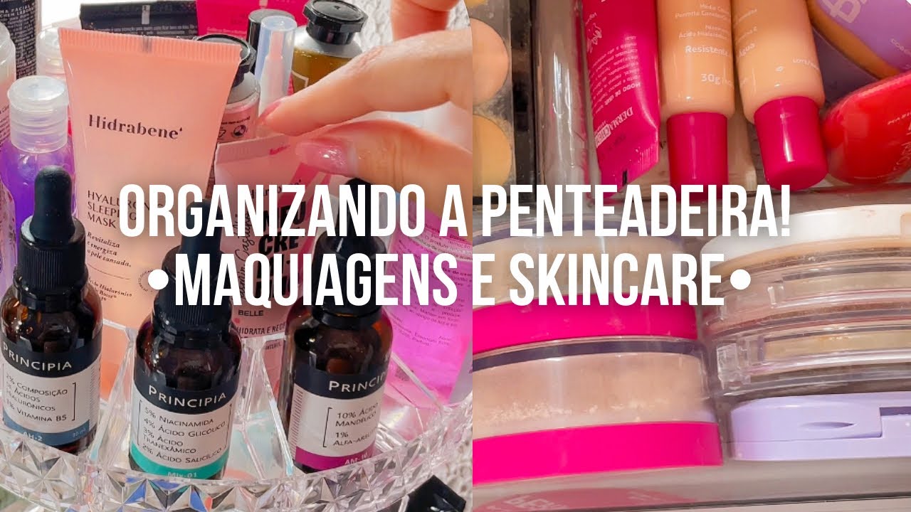 FIZ UM MILAGRE NA ORGANIZA&Ccedil;&Atilde;O DAS MAQUIAGENS E PRODUTOS DE BELEZA!