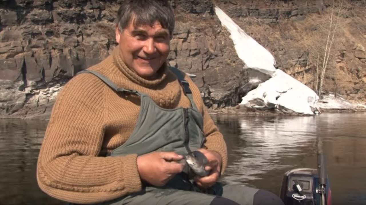 Хариус,  март,  Енисей.  Часть 3.