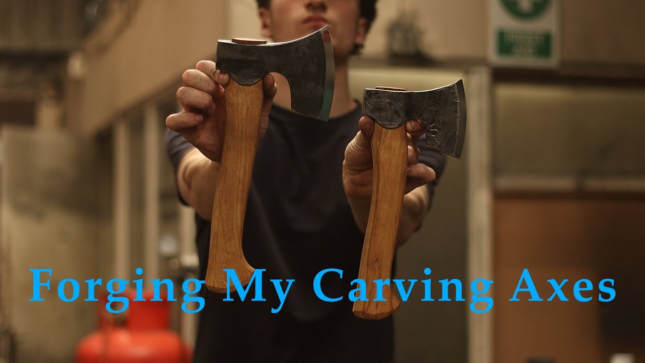 How I forge my carving axes