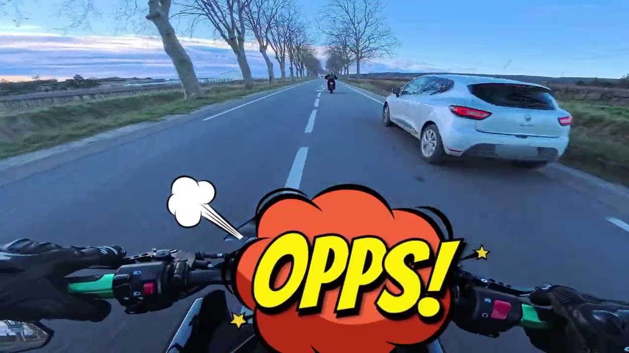 Arsouille + rencontre avec un fou en mt09 ( sa tartine FORT ) 🤪