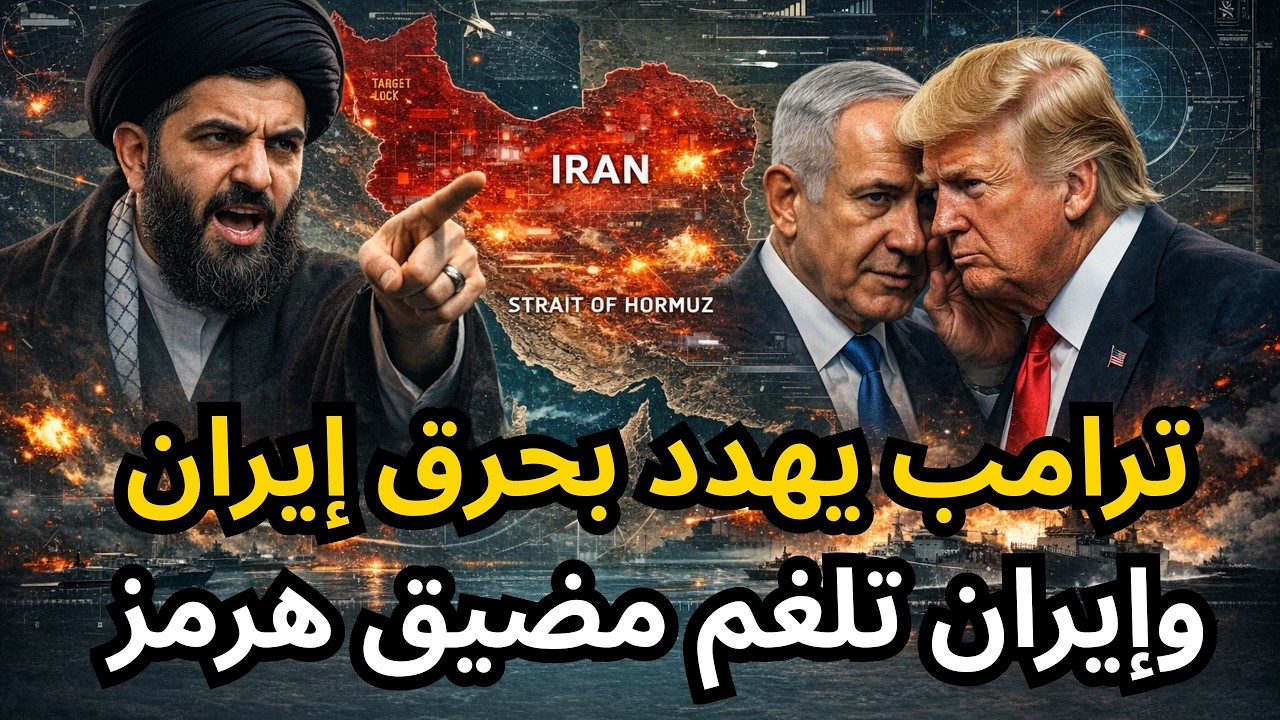 🔴عاجل ترامب يهدد بتدمير إيران كدولة وليس كنظام، وتأكيد إرسال قوات برية أمريكية، وتلغيم مضيق هرمز !