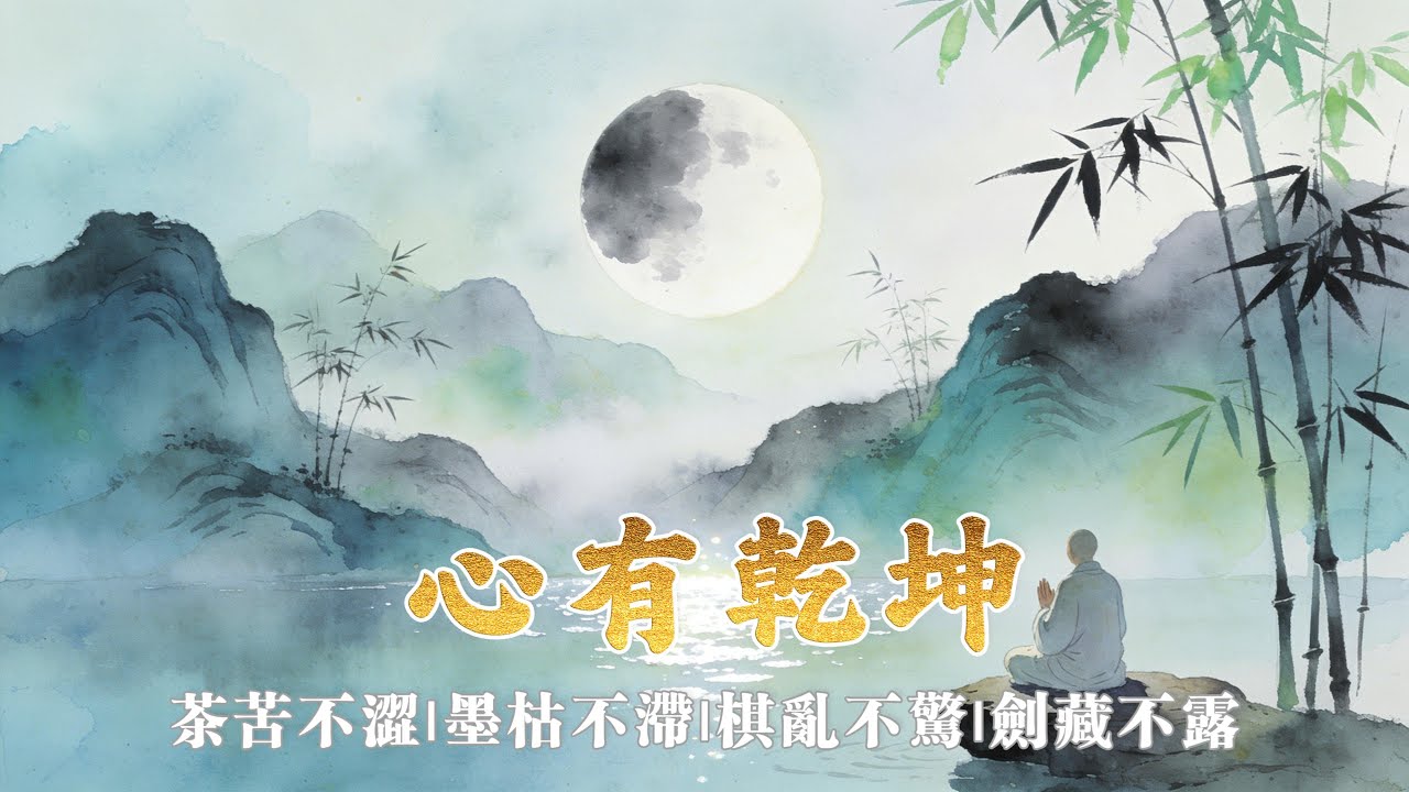 沉浸式古風《心有乾坤》| 治愈系男中音 | 放下浮躁，找回內心的寧靜(Zen/Meditation Music)