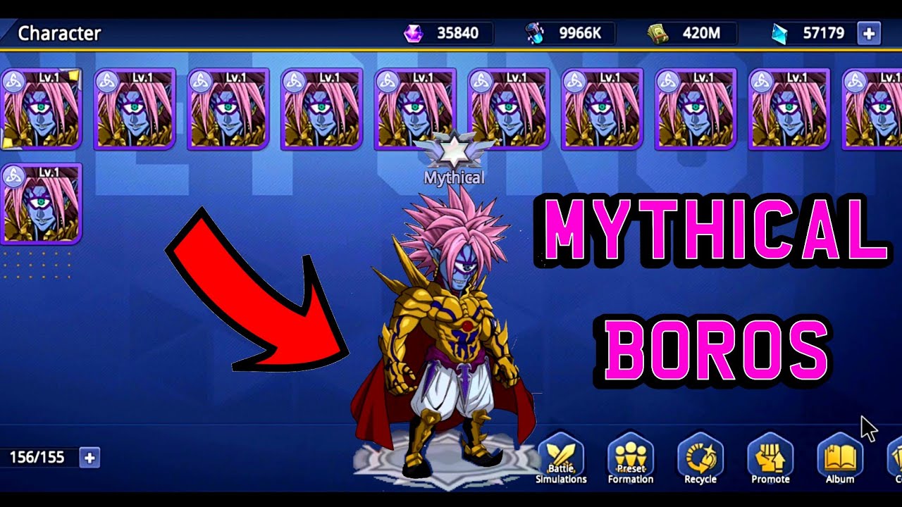 Elite+ To Mythical Boros in 2 Minutes!! - One Punch Man Road To Hero 2.0