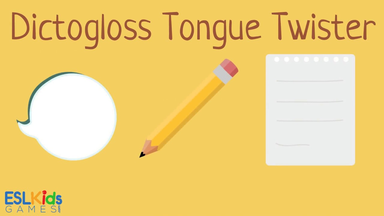 ESL Warmer: Dictogloss Tongue Twister