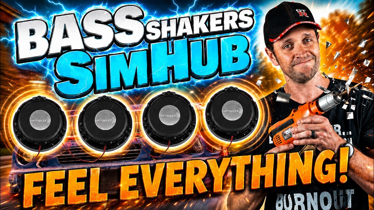 🔊 SimRig Upgrade: Complete Guide to Bass Shakers and SimHub Setup 🔊