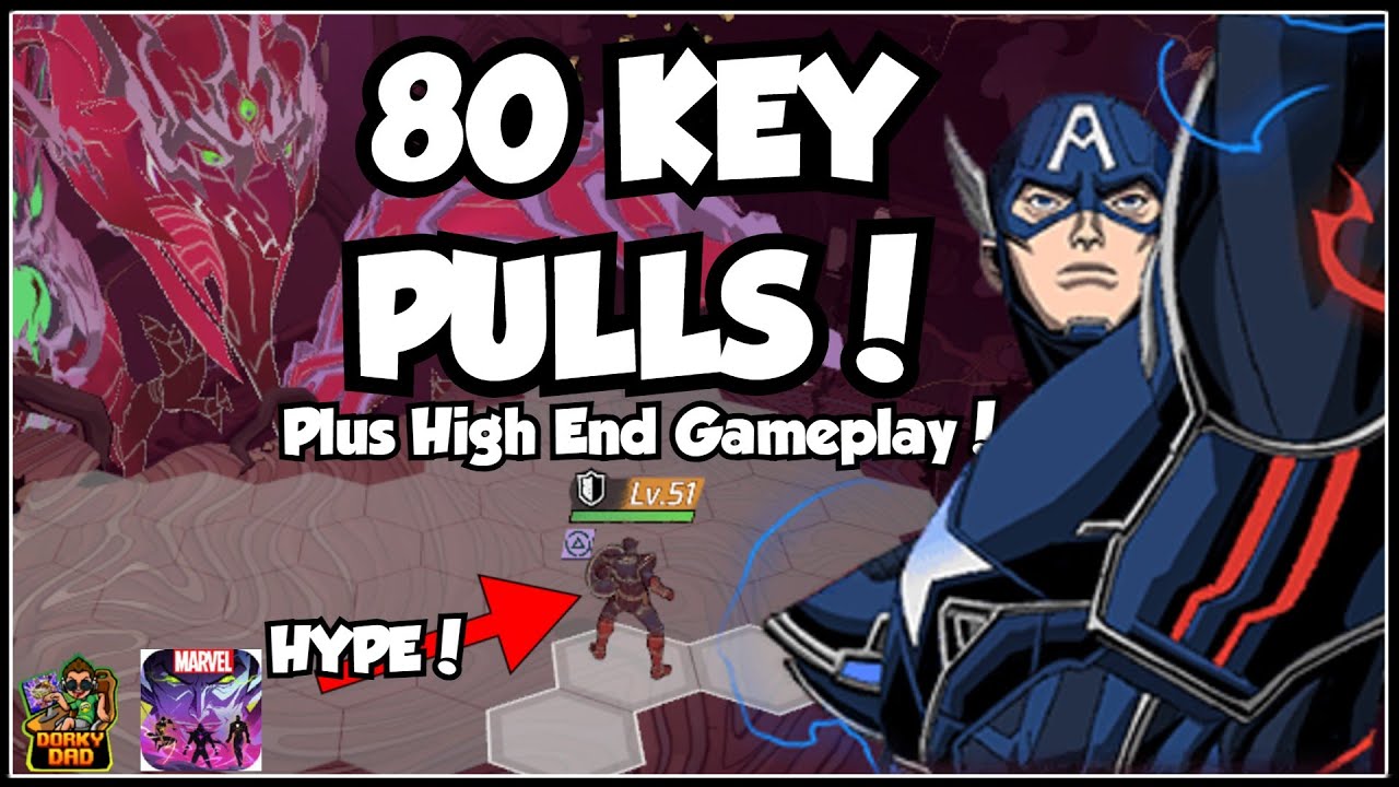 80 Captain America Pulls! | Best Tank In Game? | High End Gameplay! | Marvel Mystic Mayhem