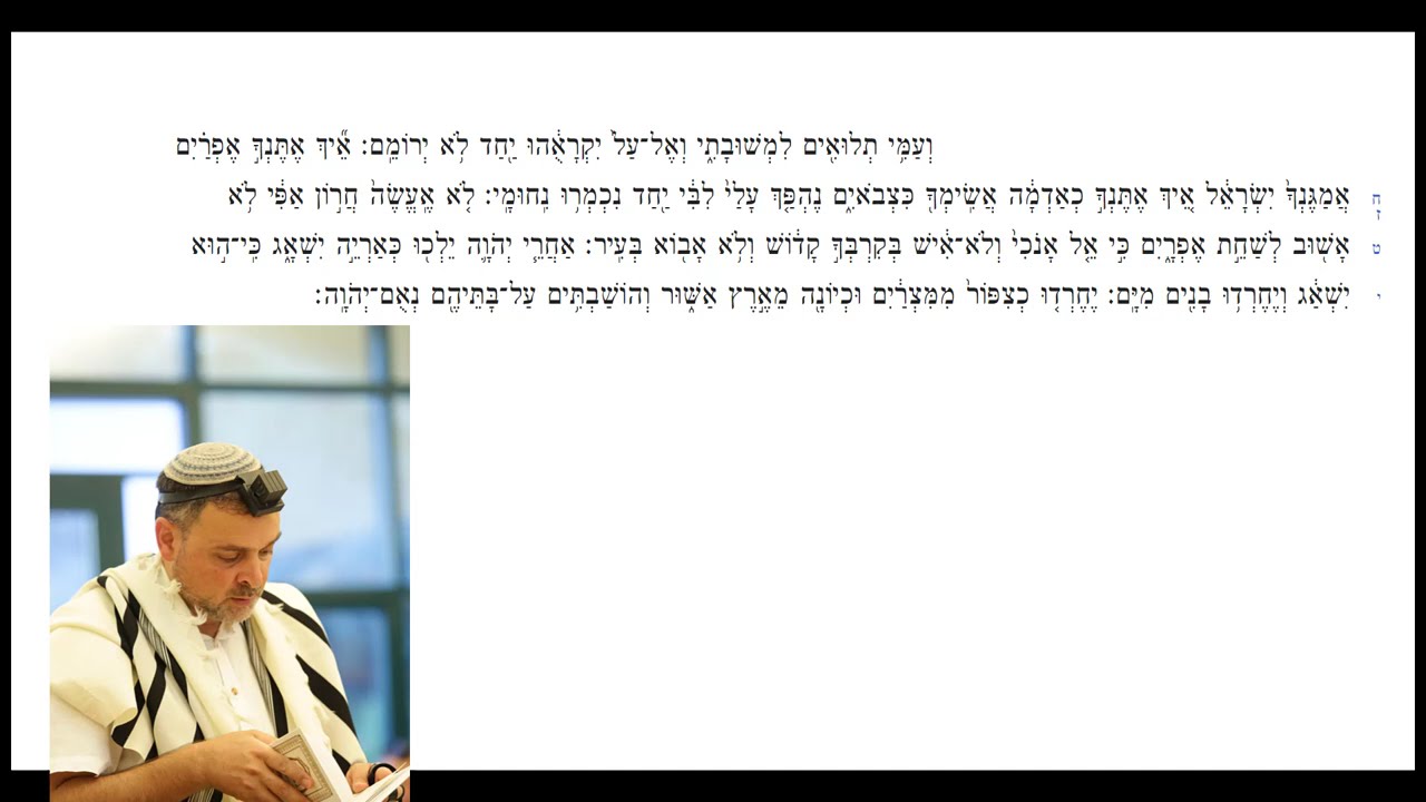 קריאת הפטרת ויצא, בלחן יהדות מרוקו - 