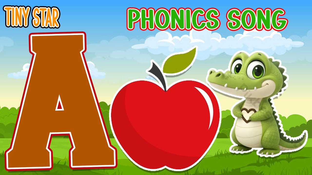 🍎 A for Apple  | Phonics song for Students | A to Z Educational song🧒 Fun & Entertainment