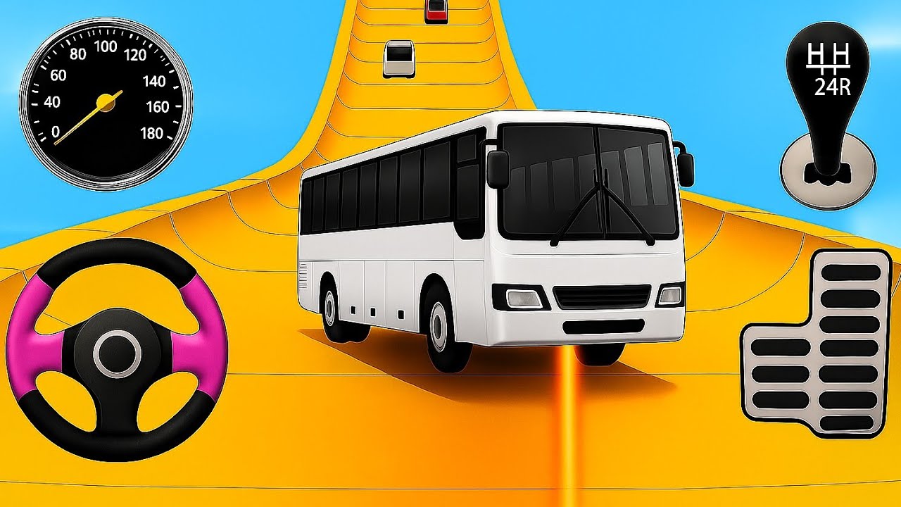 Crazy GT Bus Stunt Racing Simulator - Bus Stunts Impossible Tracks - Android GamePlay #12
