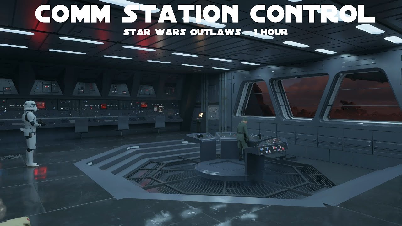 Star Wars Ambience - Toshara Imperial Comm Station Control Room (Outlaws) 1 Hour