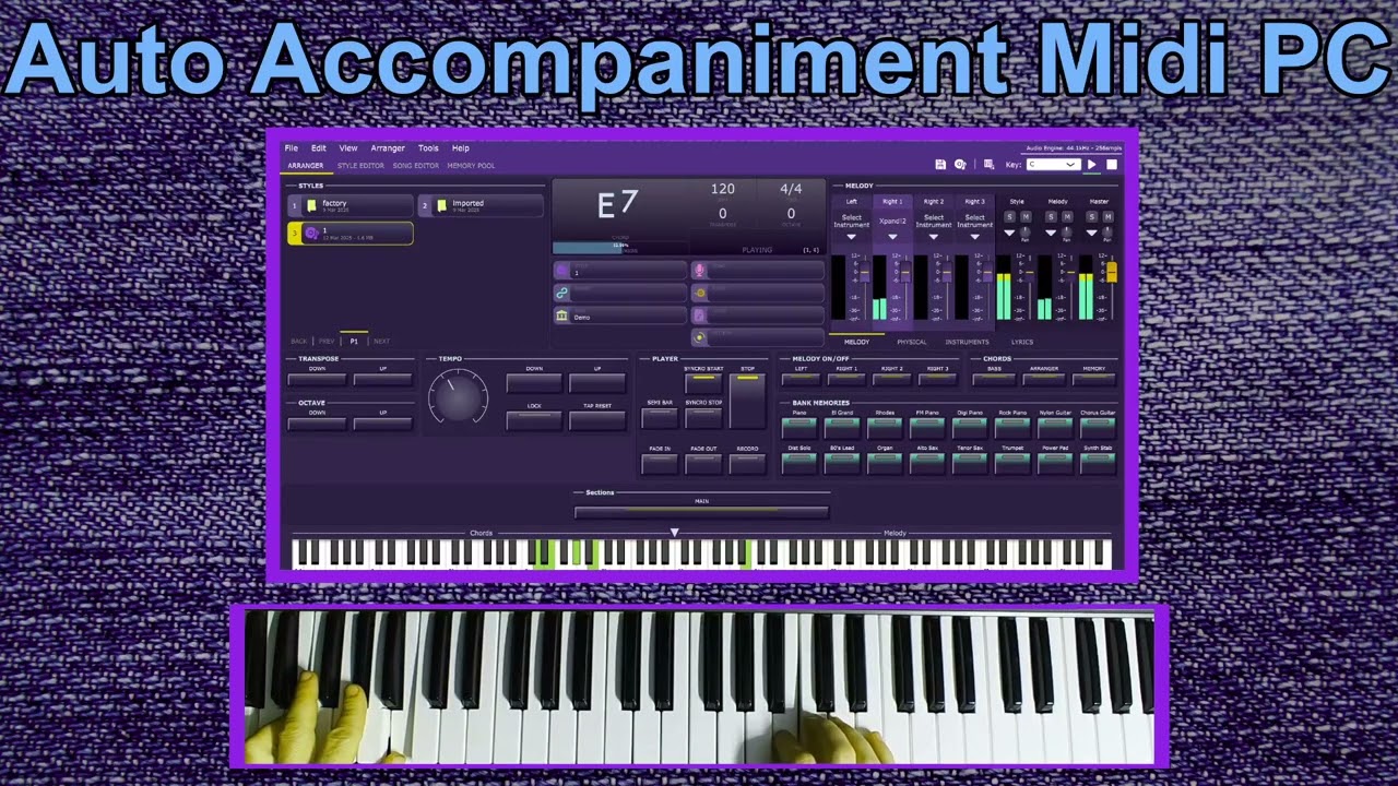 Giglad Auto Accompaniment Synthesizer On PC / Custom Style / Custom VST