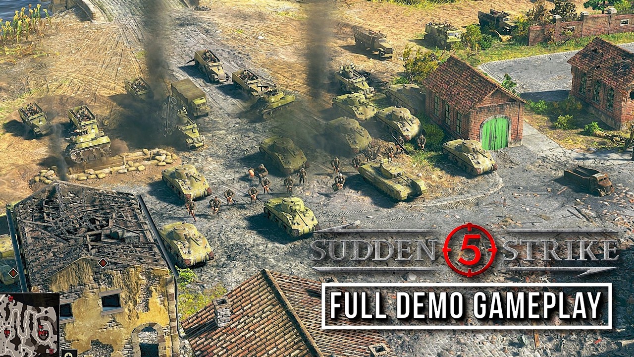 Sudden Strike 5 Demo Gameplay &ndash; Full Allied Mission RTS Battle (Steam Next Fest 2026)