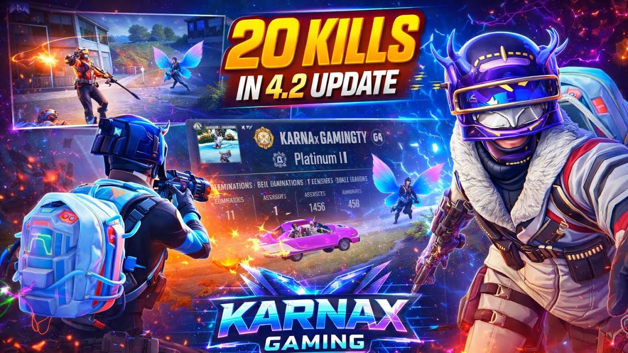 20 KILLS MONSTER GAMEPLAY 😈 | BGMI 4.2 Update OP Clutch🔥