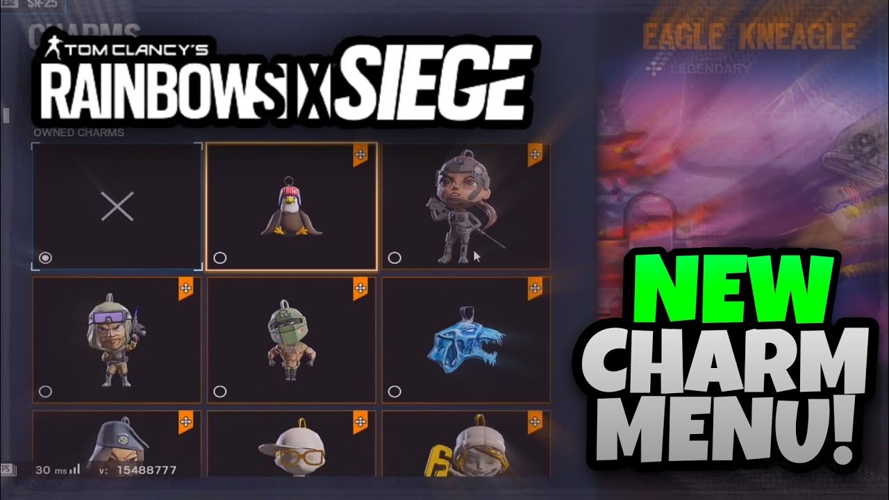 *NEW* Charm Menu Added, Streamer Mode Released On Live Build + New Pro Skins! Rainbow Six Siege