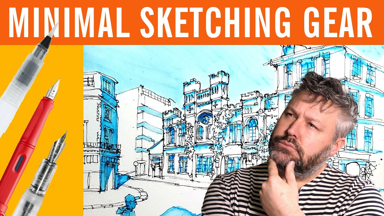 My Minimal Urban Sketching Gear