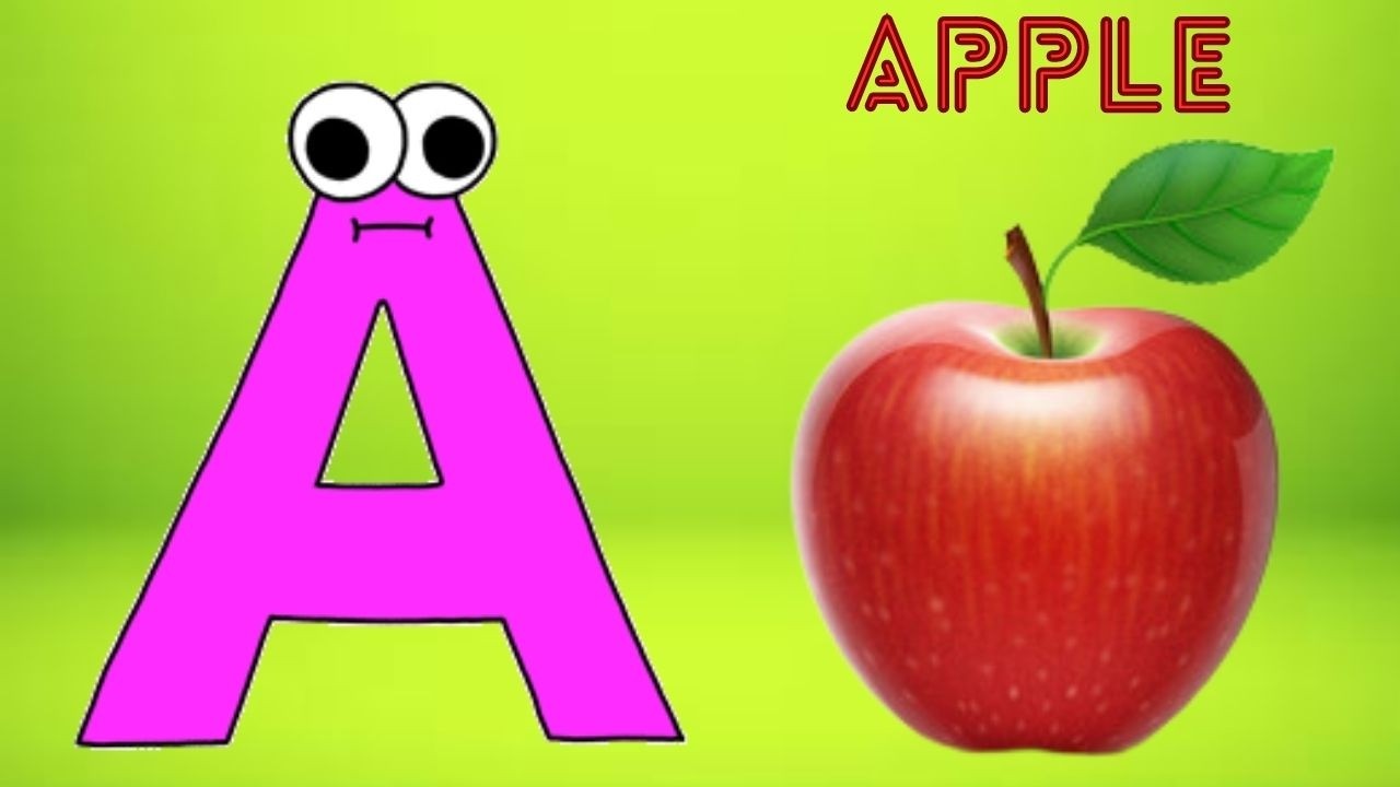 А — это яблоко 🍎 | Мультфильм-песенка про фонетику ABC для детей | Изучаем алфавит с удовольствие...
