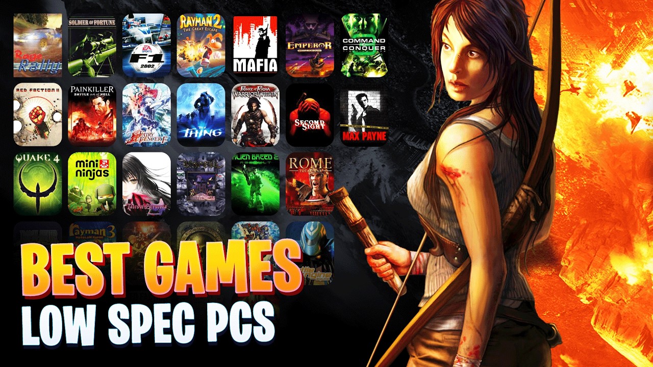 36 Old Games for Potato PC (64 MB / 128 MB / 256 MB VRAM / Intel GMA / Intel HD Graphics)