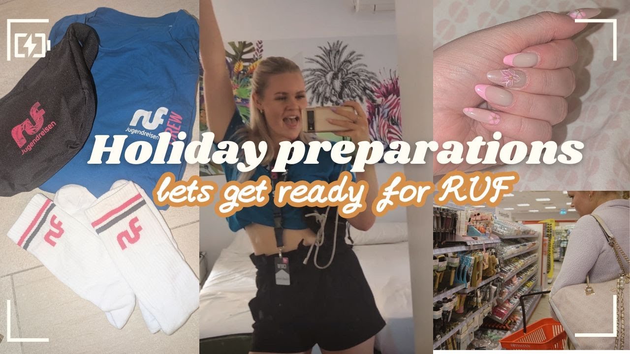 VLOG - LIVE ROSSMANN HAUL - URLAUBS VORBEREITUNGEN - TEAMER BEI RUF JUGENDREISEN