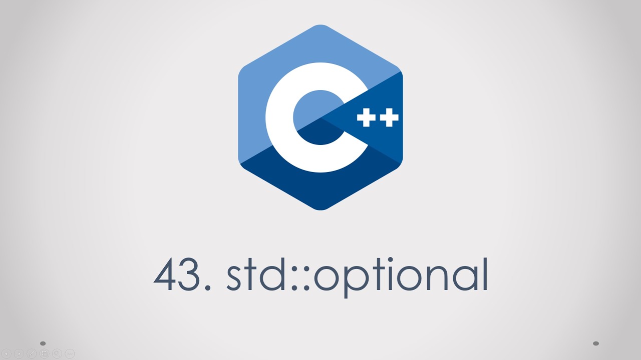 43. std::optional