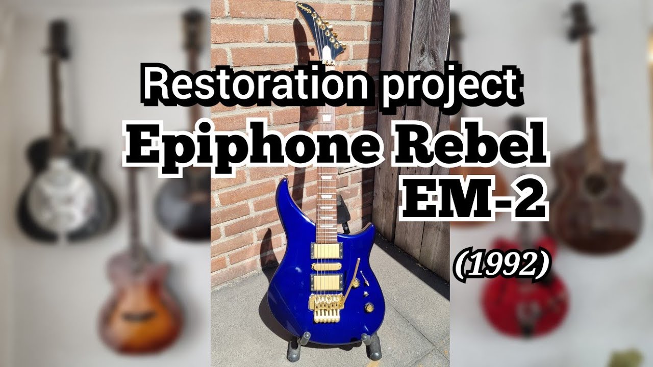 Epiphone Rebel EM-2 1992 (project video)