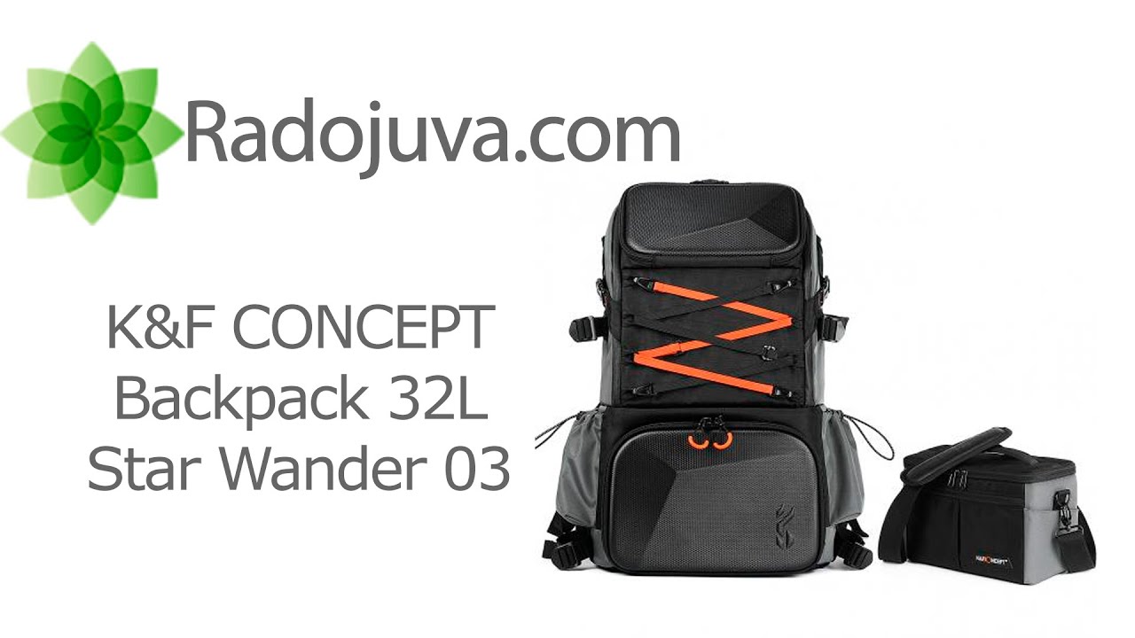 K&F CONCEPT Backpack 32L Star Wander 03 (Black) @kfconcept #kfconcept