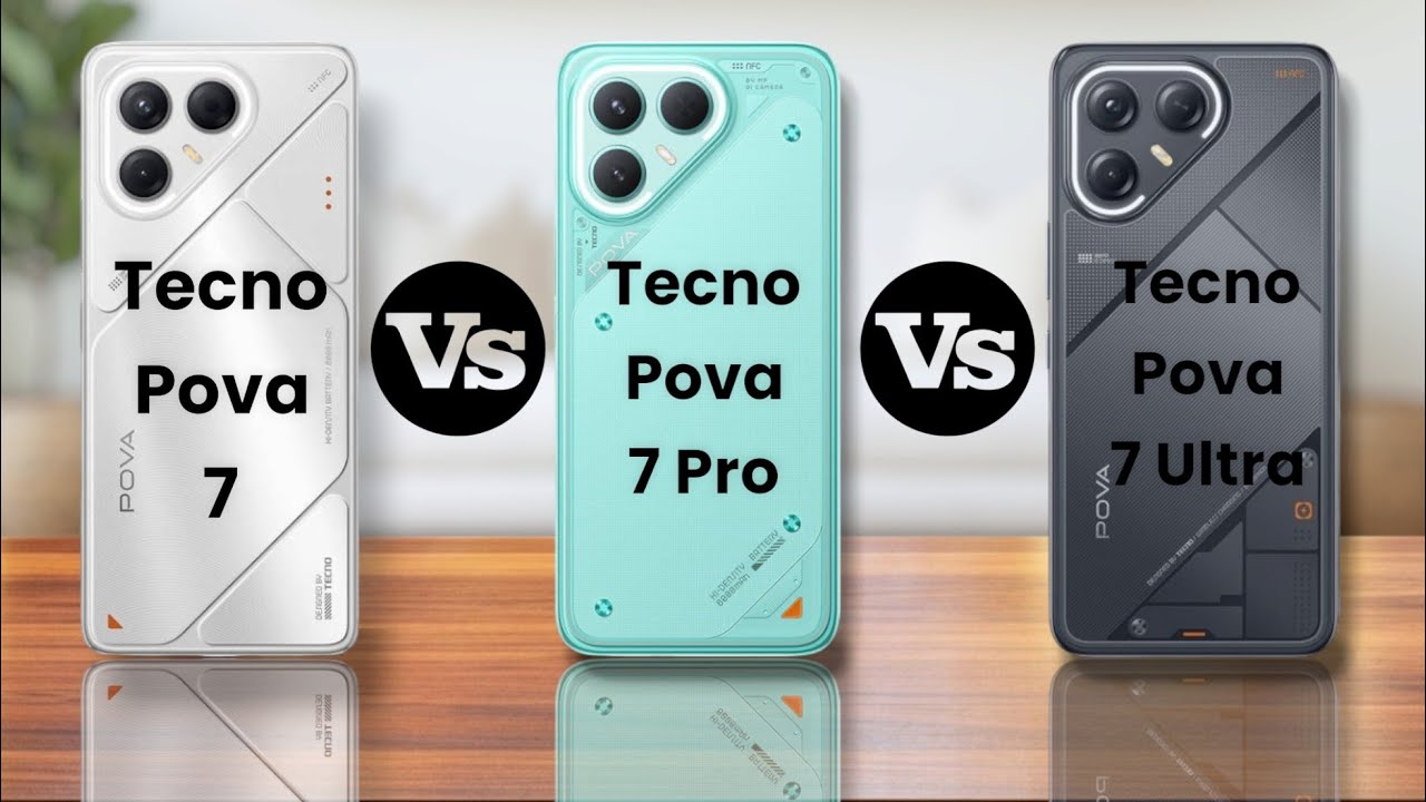 Tecno Pova 7 VS Tecno Pova 7 Pro VS Tecno Pova 7 Ultra #tecno #mobilecomparison #review 