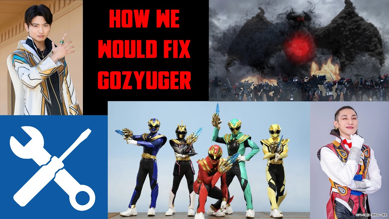 Как бы мы исправили: Sentai Gozyuger №1