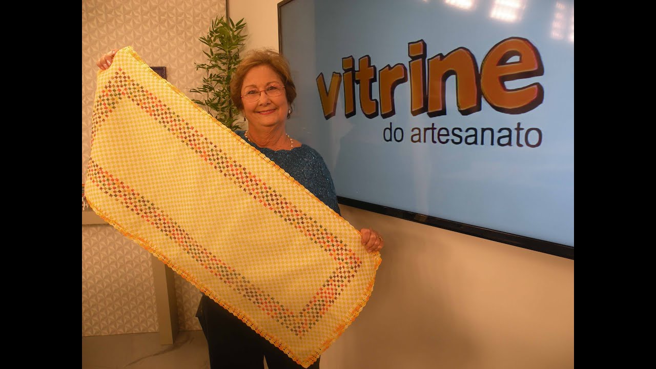 Caminho de Mesa com Avesso Perfeito com Ana Maria Ronchel | Vitrine do Artesanato na TV
