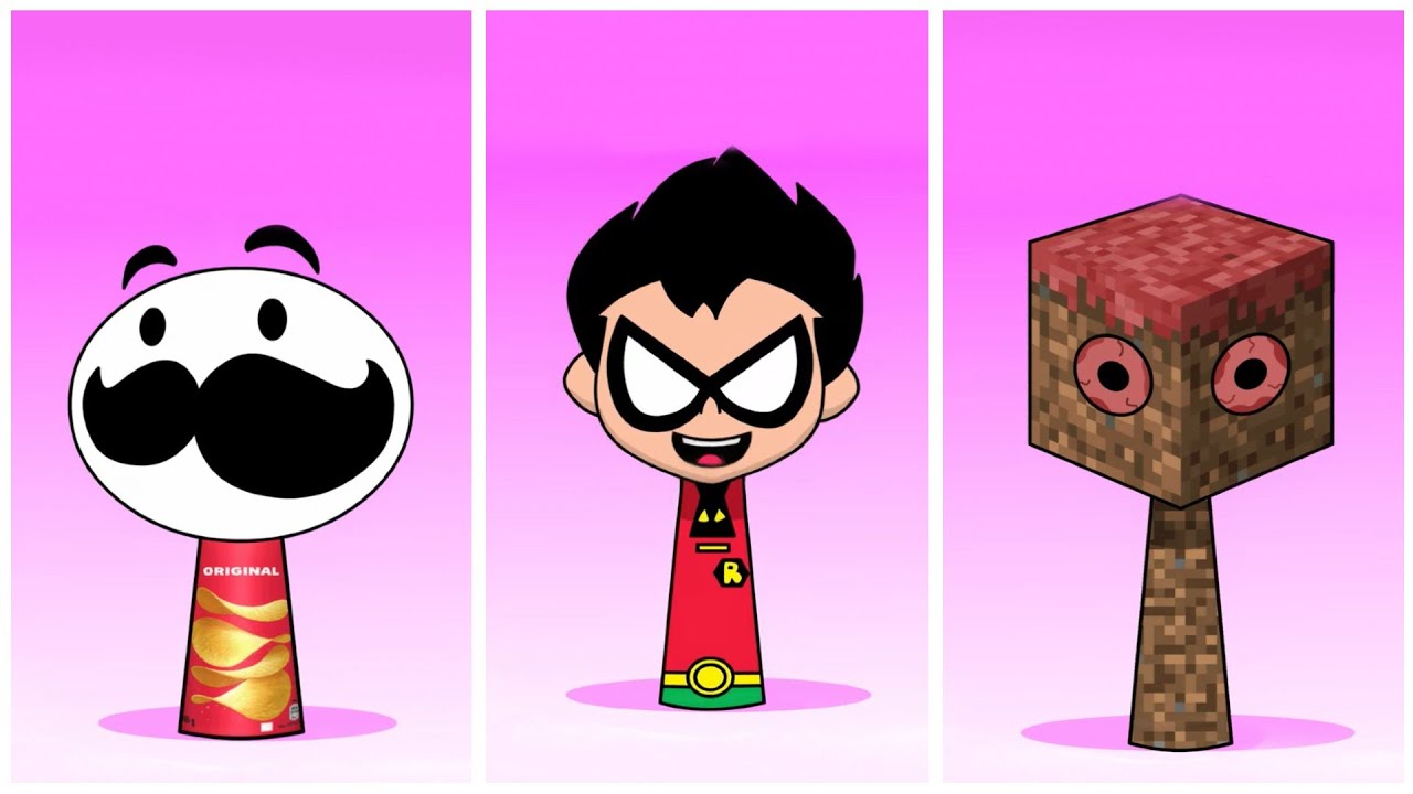 My Sprunki OC: PRINGLES  🆚  ROBBIN  🆚  MINECRAFT  Tiles Hop EDM Rush