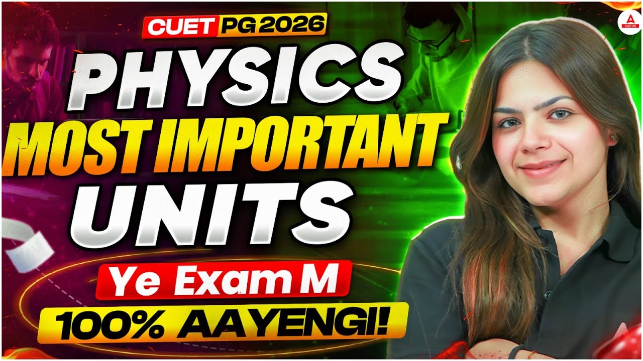CUET PG 2026 Physics: Most Important Units | High Weightage Topics