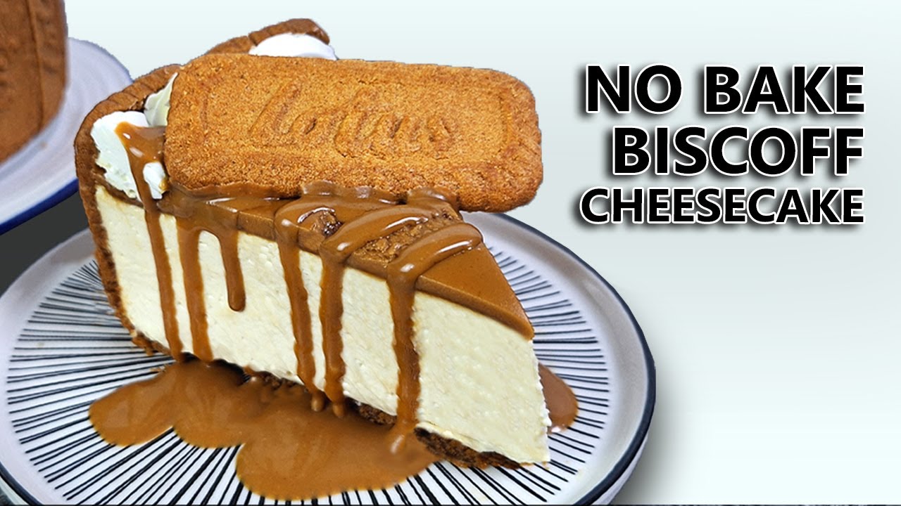 NO BAKE BISCOFF CHEESECAKE RECIPE | HOW TO MAKE EGGLESS CHEESECAKE AT HOME
